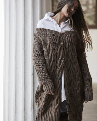 Sixtydays Cardigan Forte Mud