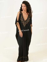 Melé Beach Long Dress Sharm Black