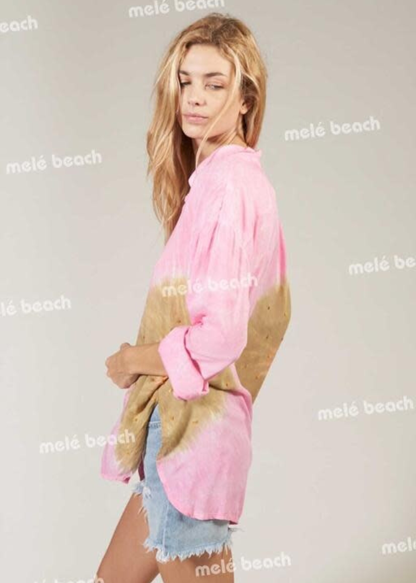 Melé Beach Blouse Hidden Karma Pink