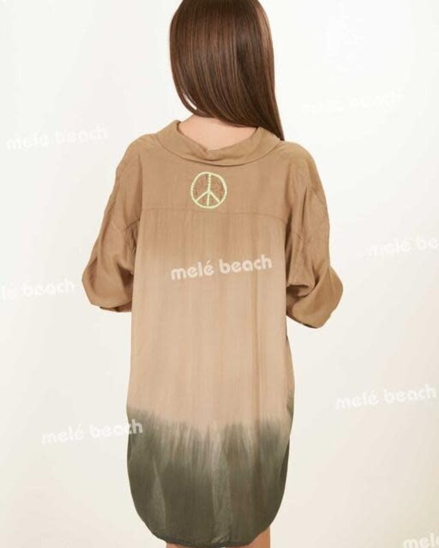 Melé Beach Blouse Hidden Xodo Army