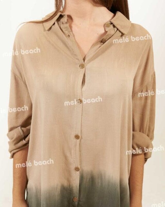 Melé Beach Blouse Hidden Xodo Army
