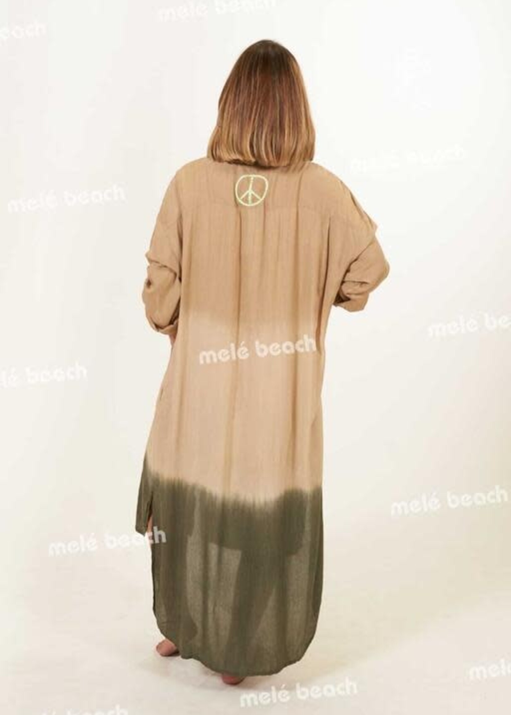 Melé Beach Long Dress Kuta Xodo Army