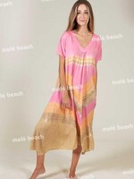 Melé Beach Long Dress Marusi Virago Pink