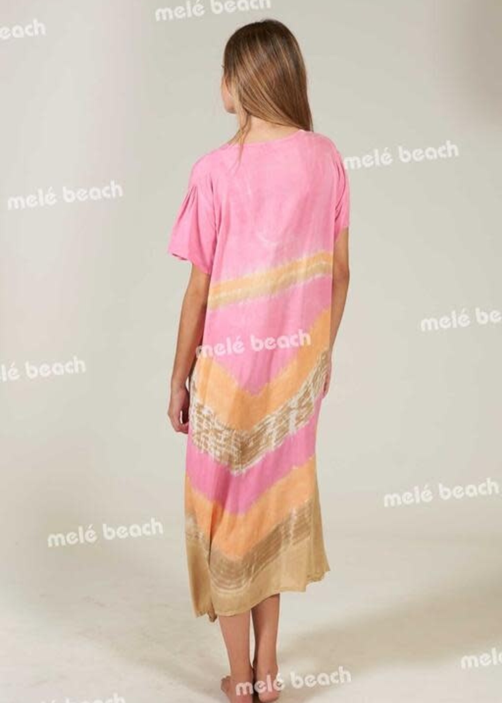 Melé Beach Long Dress Marusi Virago Pink