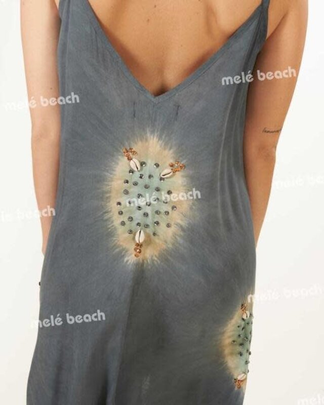 Melé Beach Korte Jurk Tebo Wabi Grey