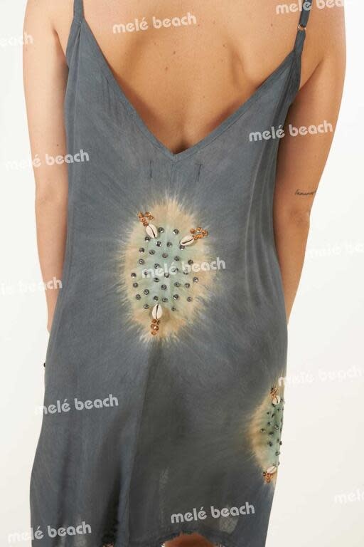 Melé Beach Korte Jurk Tebo Wabi Grey