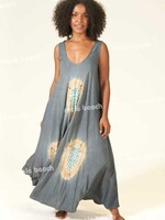 Melé Beach Long Dress Lira Wabi-Grey