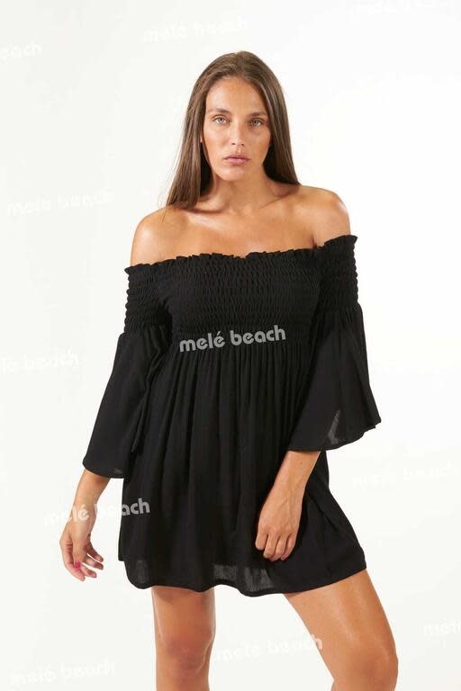 Melé Beach Korte Jurk Grana Black