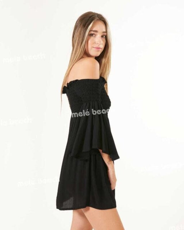 Melé Beach Korte Jurk Grana Black