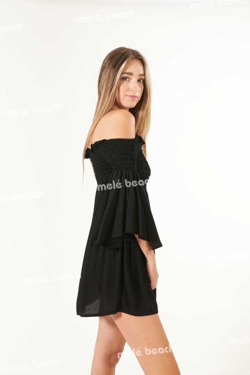 Melé Beach Korte Jurk Grana Black