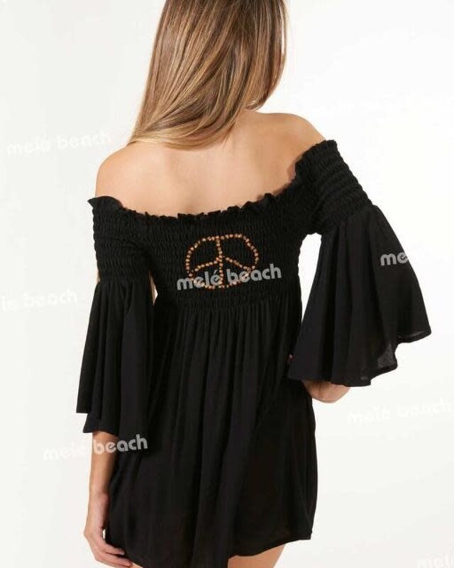 Melé Beach Korte Jurk Grana Black