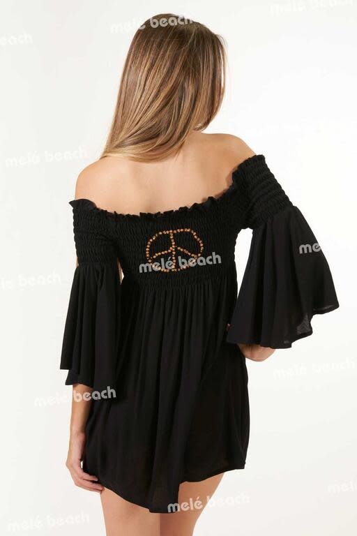 Melé Beach Korte Jurk Grana Black