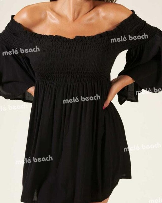 Melé Beach Korte Jurk Grana Black