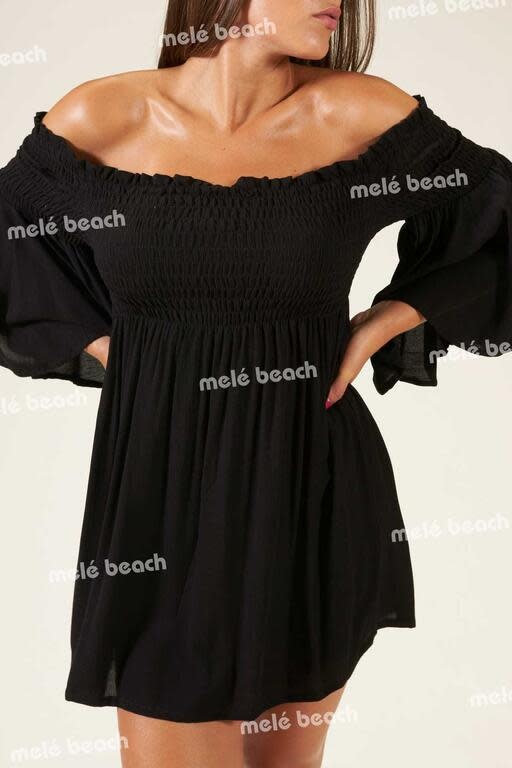 Melé Beach Korte Jurk Grana Black