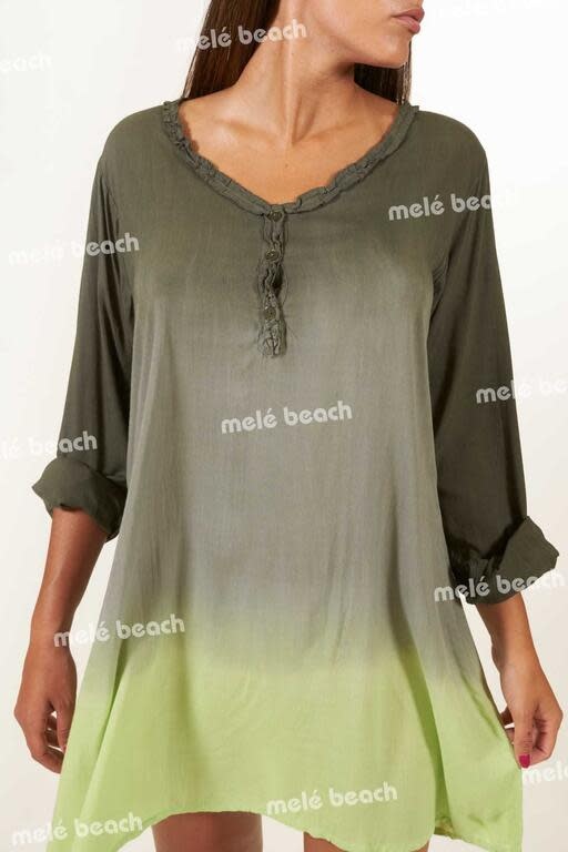 Melé Beach Blouse Tihoi Xodo Lime