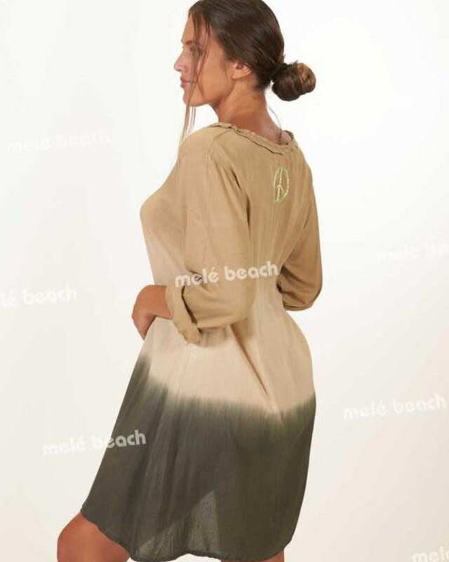 Melé Beach Blouse Tihoi Xodo Army