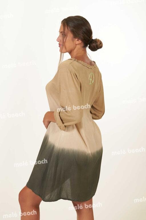 Melé Beach Blouse Tihoi Xodo Army