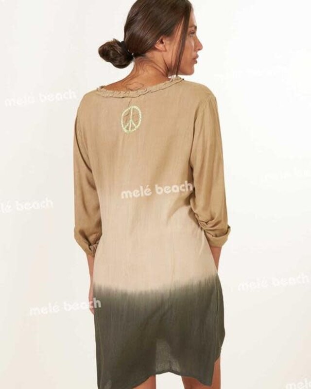 Melé Beach Blouse Tihoi Xodo Army