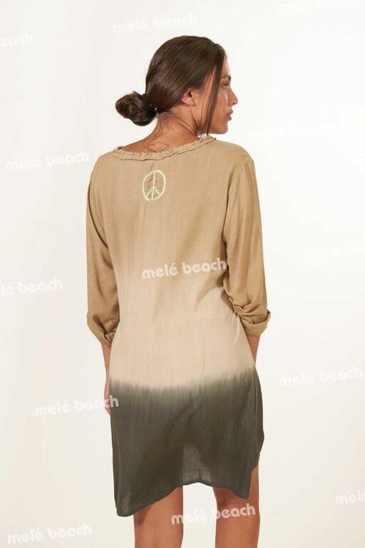 Melé Beach Blouse Tihoi Xodo Army