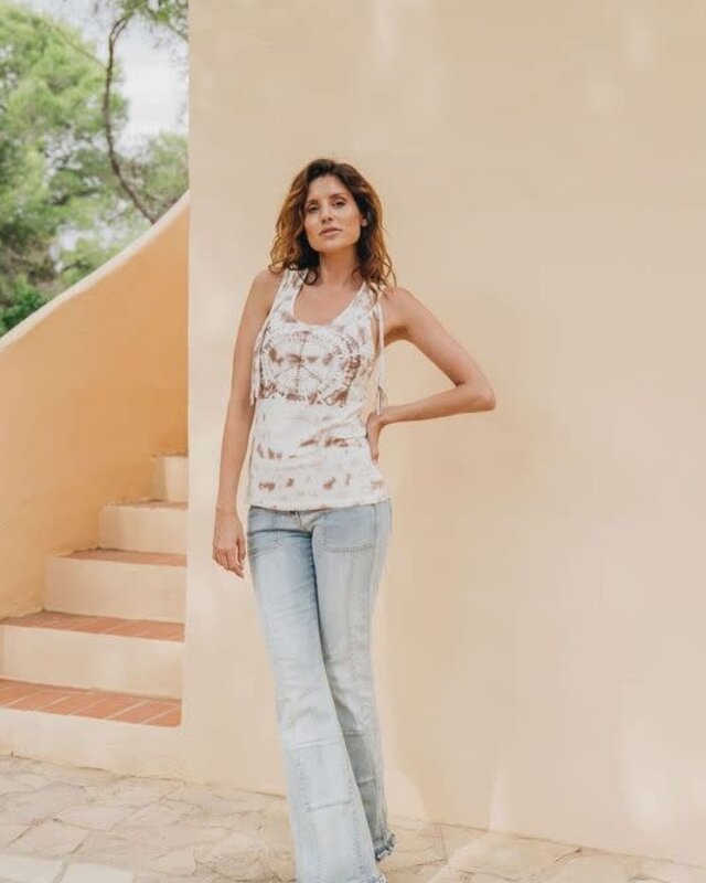 Isla Ibiza Bonita Denim Flared Trousers