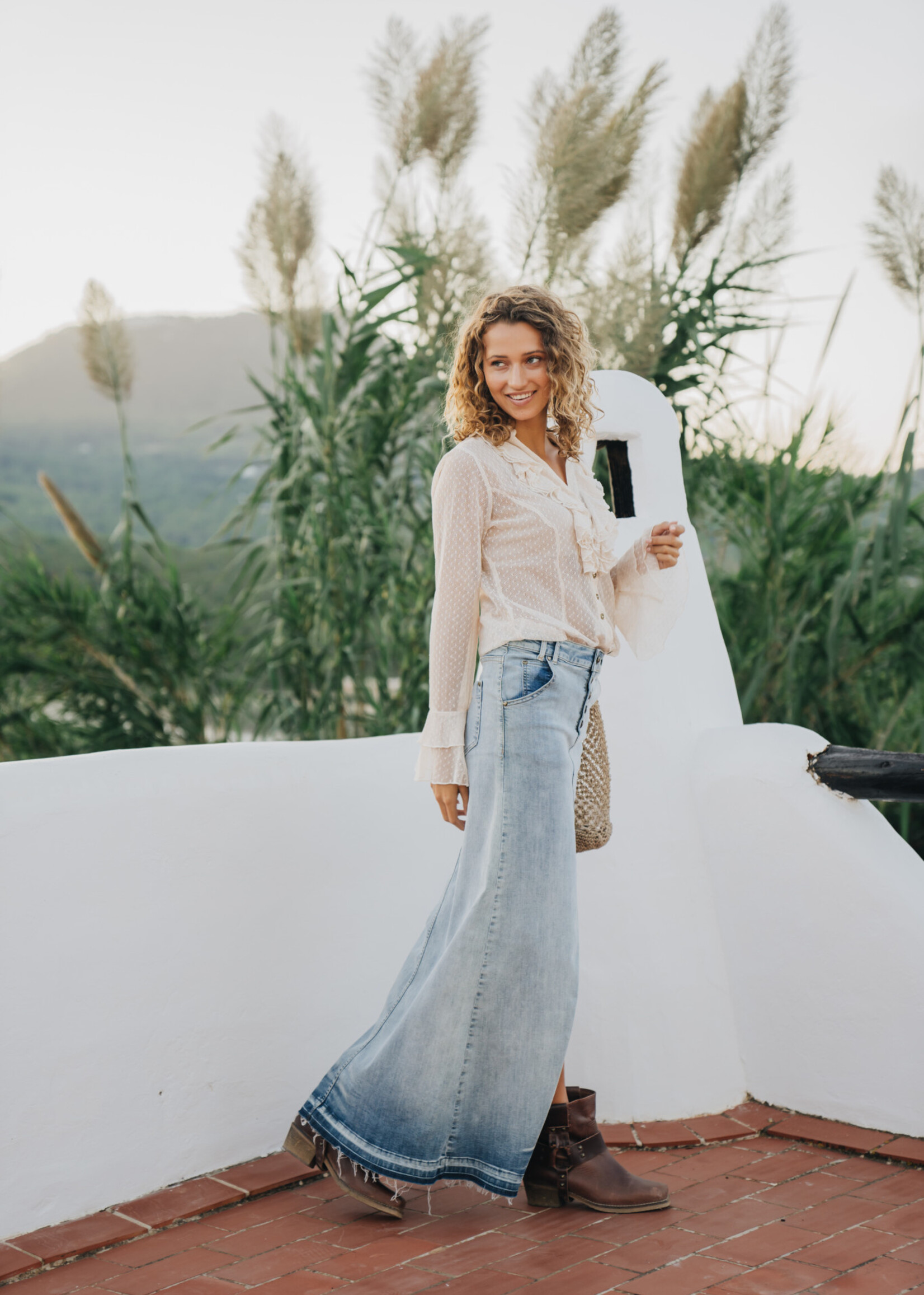 Isla Ibiza Bonita Long Skirt Jeans