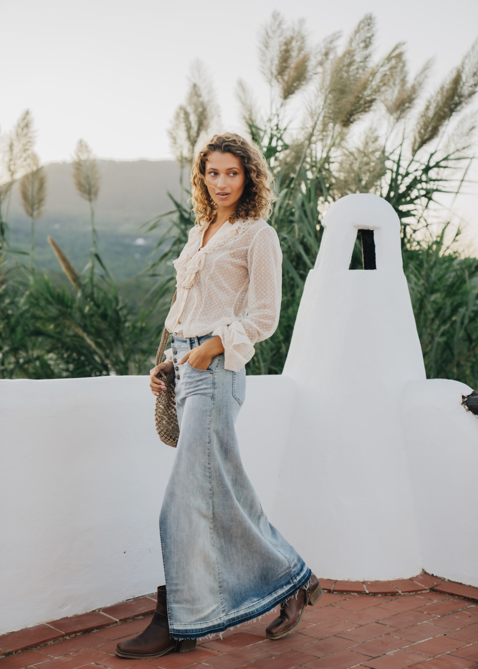 Isla Ibiza Bonita Long Skirt Jeans