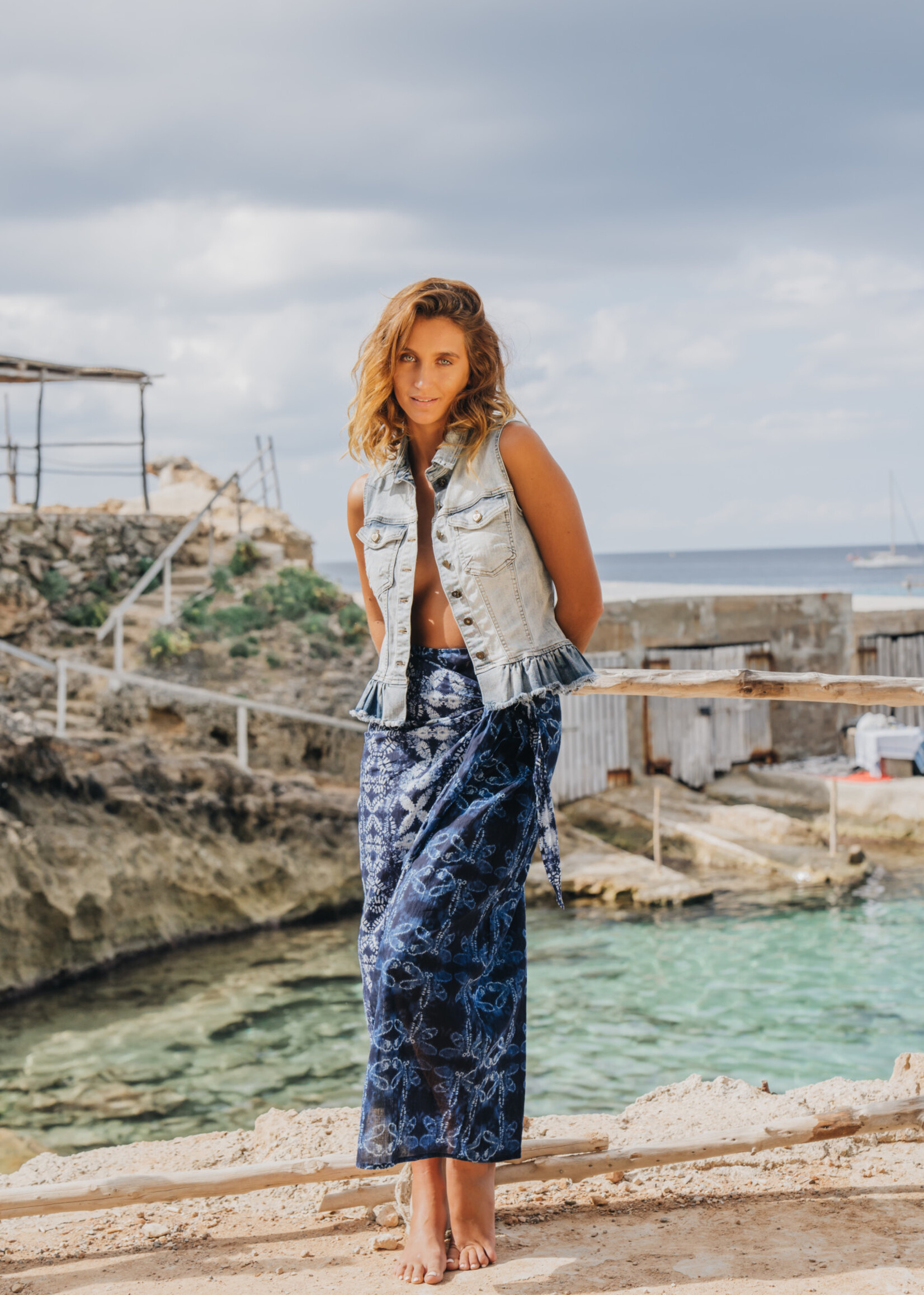 Isla Ibiza Bonita Gilet Denim