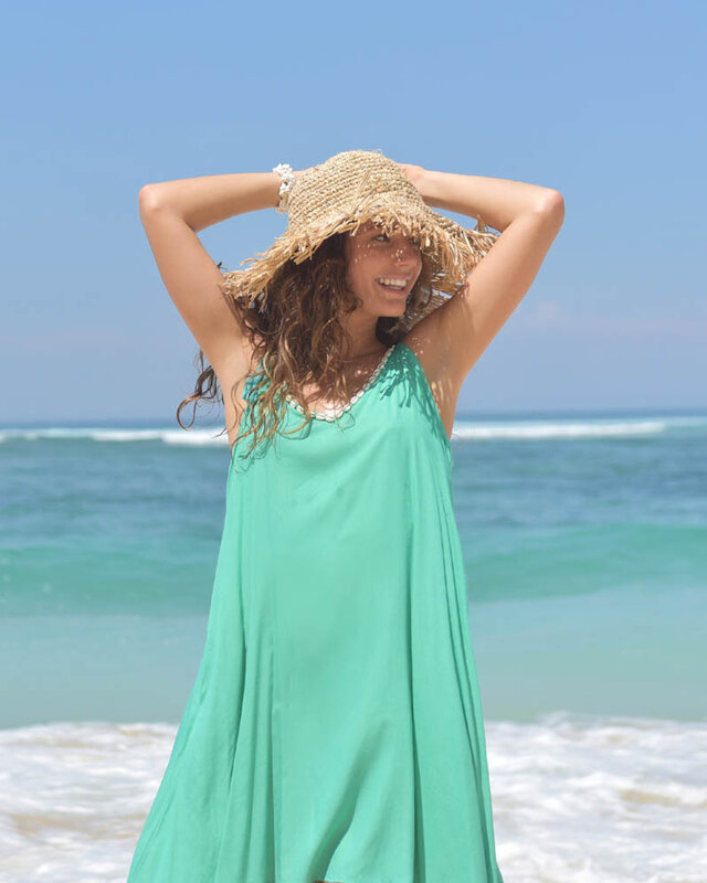 Hot Lava Dress Pippa Emerald