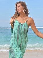 Hot Lava Dress Anna Short Moonstone Emerald