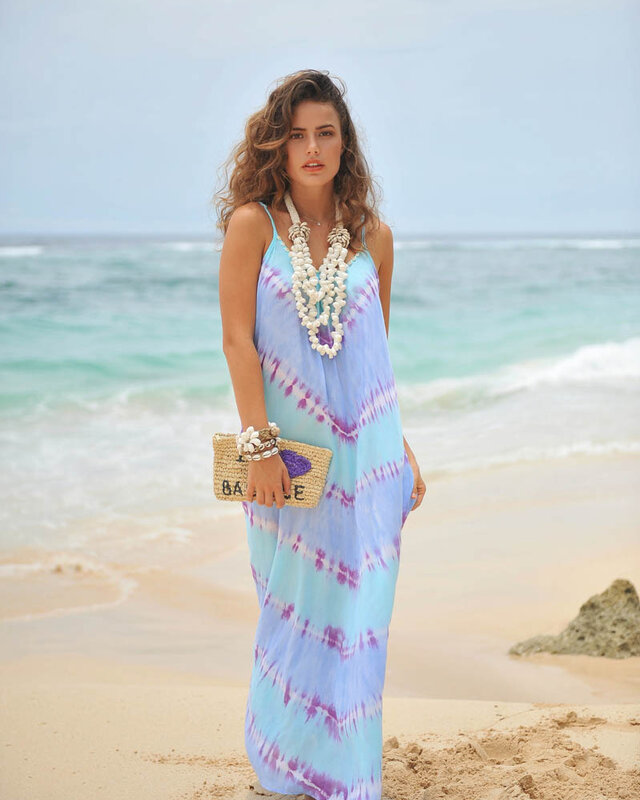 Hot Lava Dress Anna Blue Wave