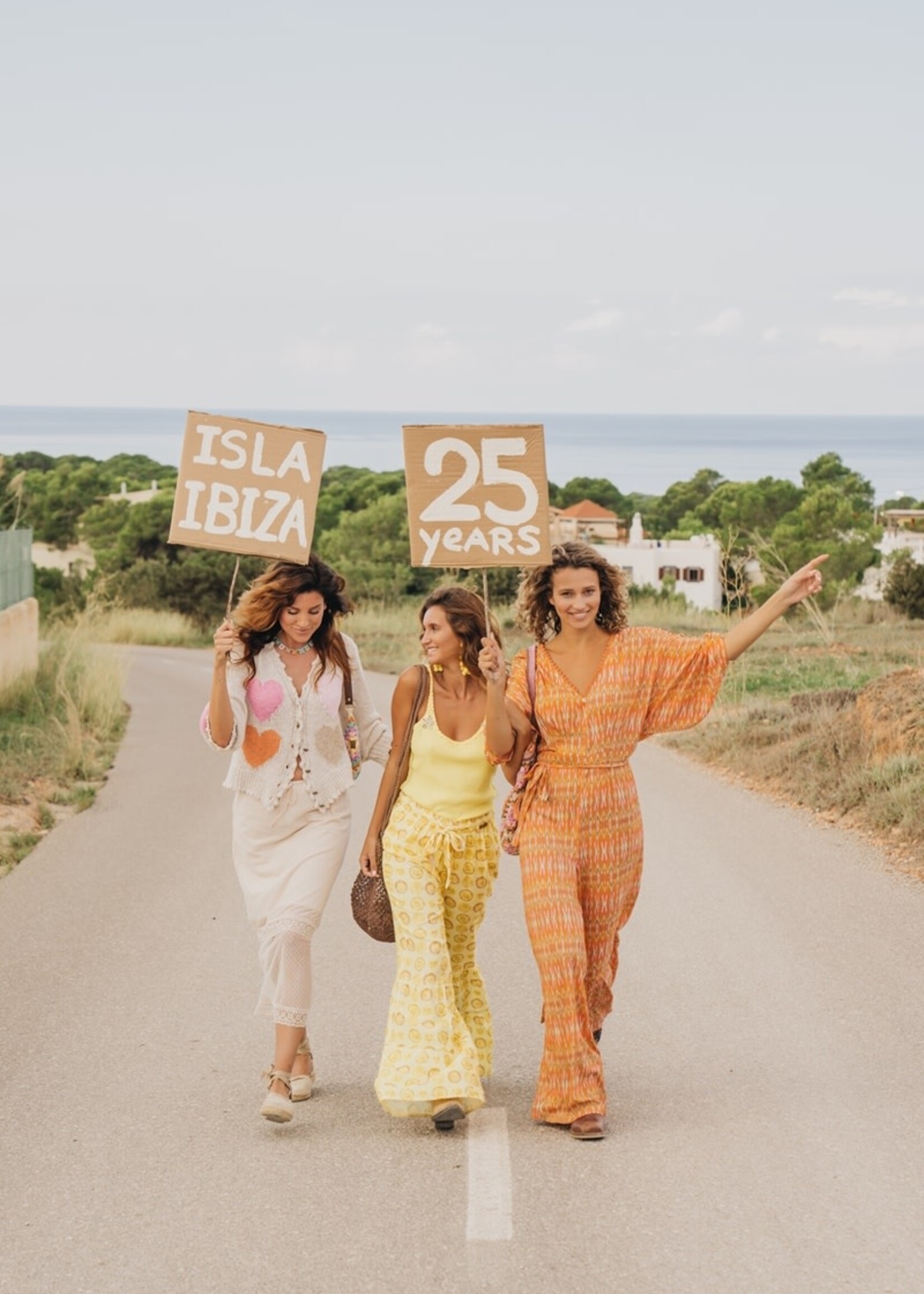 Isla Ibiza Bonita Jumpsuit Sunny Ikat – Orange