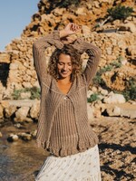 Isla Ibiza Bonita Knitted Cardigan Beso - Brown