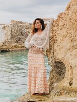 La Isla Ibiza Bonita Knitted Openwork Jumper Siesta Summer - Cream