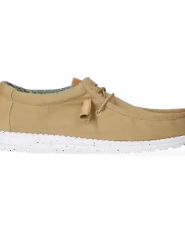 Hey Dude Wally Washed Canvas Walnut