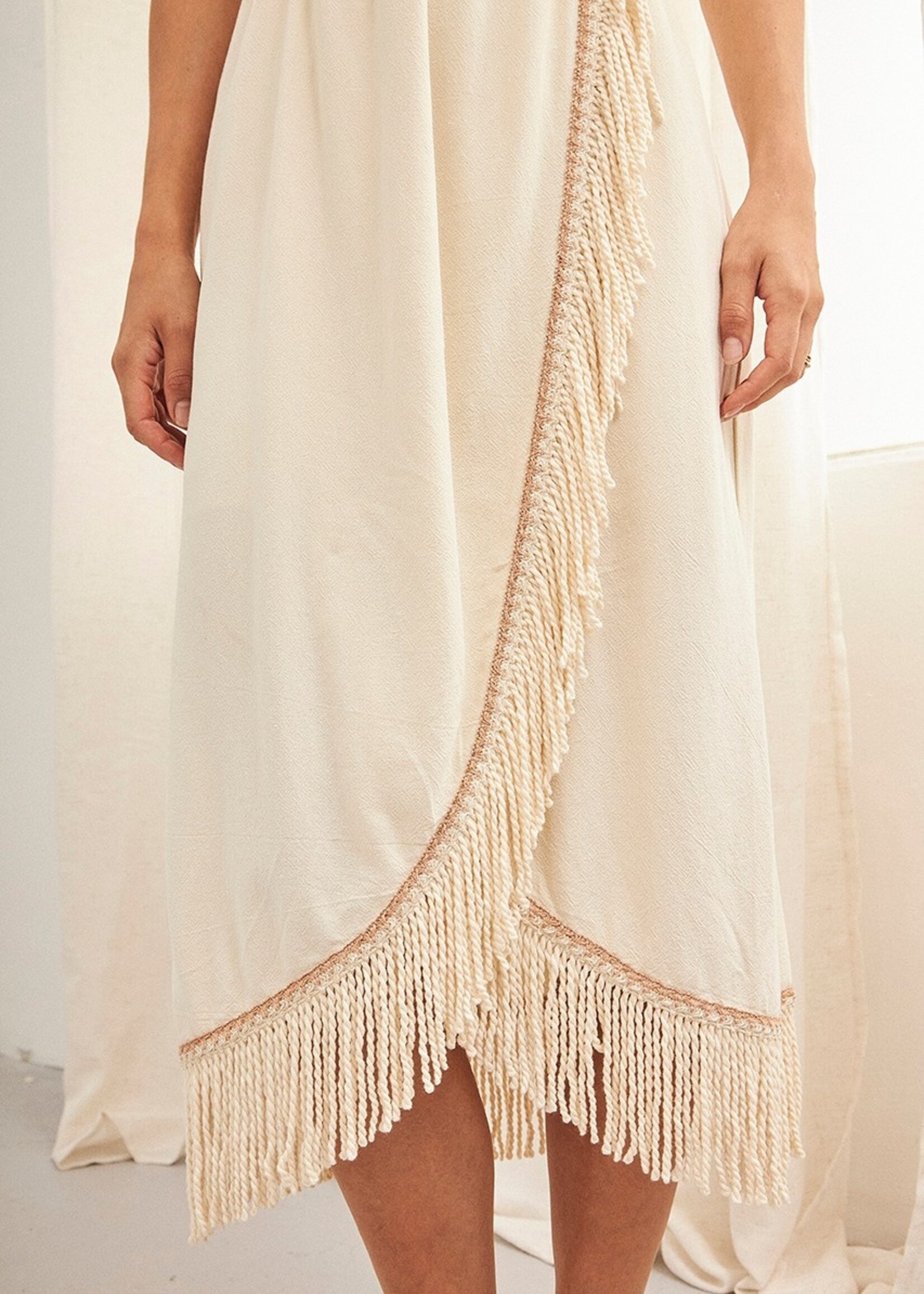 NKN Nekane Midi Dress Kilian Ivory