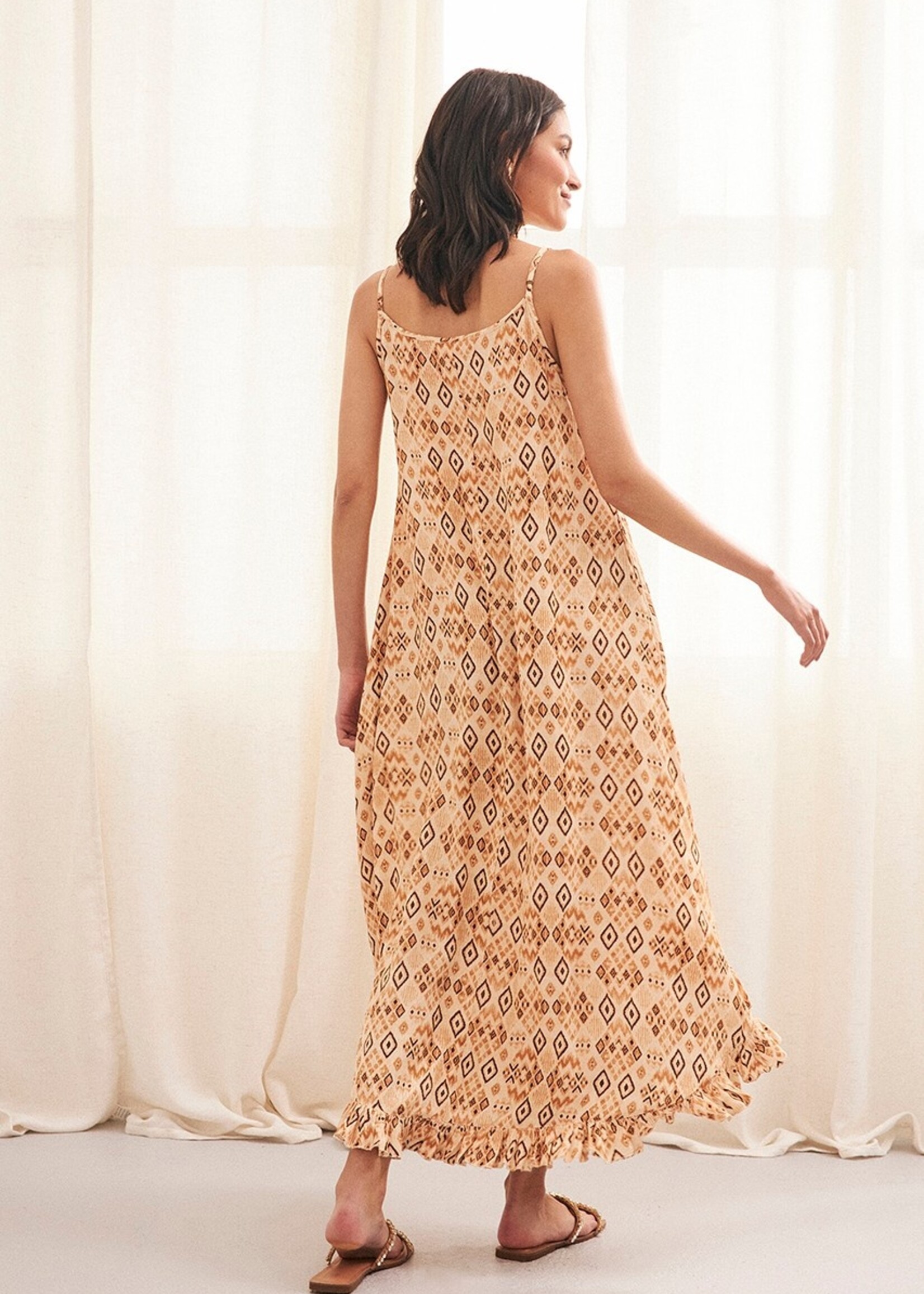 NKN Nekane Long Dress Cascadia Sand