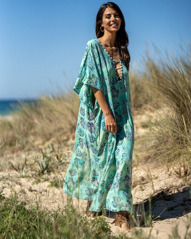 Tarifa Soul Maxi Tunic Olivia Mint