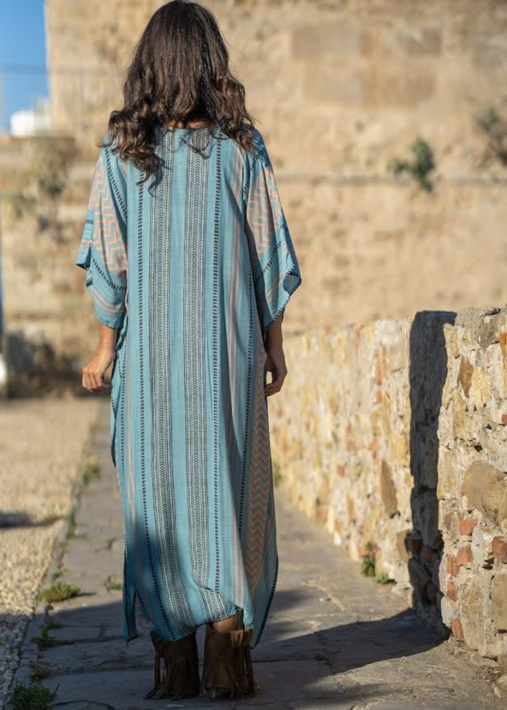 Tarifa Soul Kaftan Kenya Blue