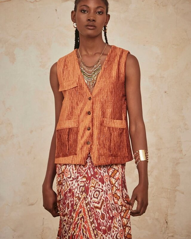 NKN Nekane Gilet Ceres Brick