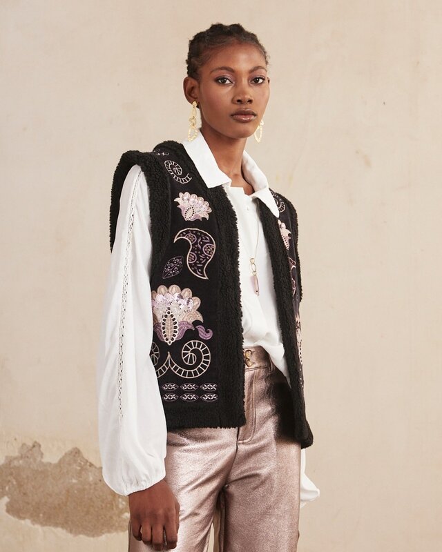 NKN Nekane Chaleco Sitara Black