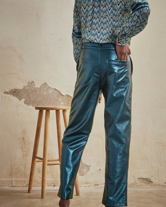 NKN Nekane Pantalon Thumbai Metallic Green