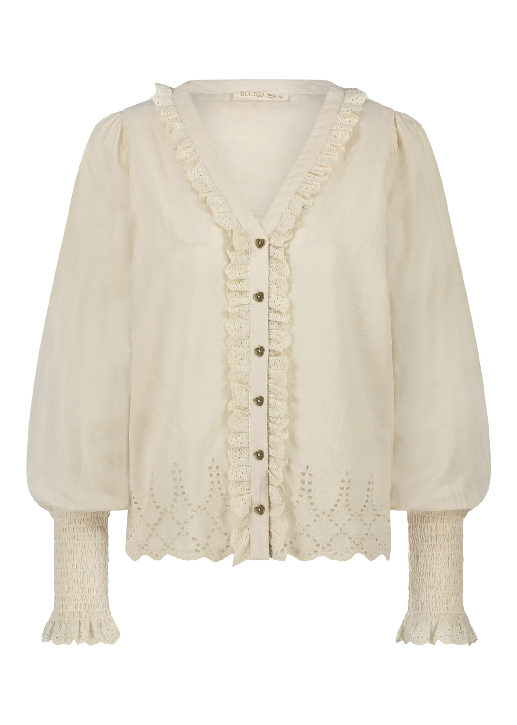 Isla Ibiza Bonita Blouse  Cream