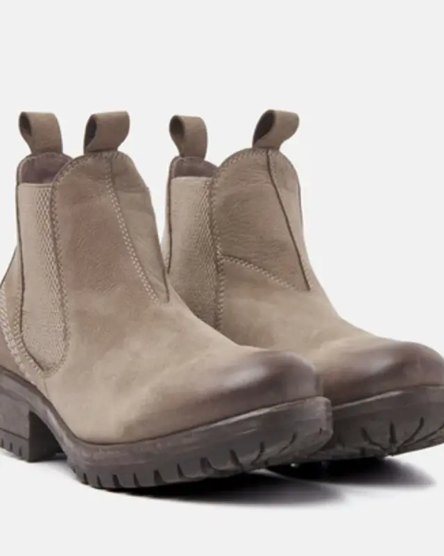 Lazamani Ladies Chelsea Booties Taupe