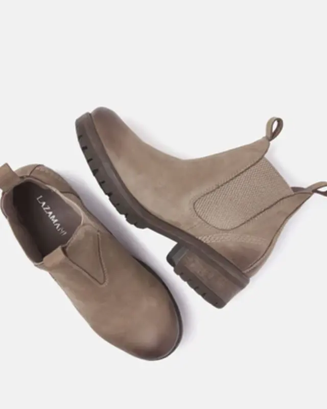 Lazamani Ladies Chelsea Booties Taupe
