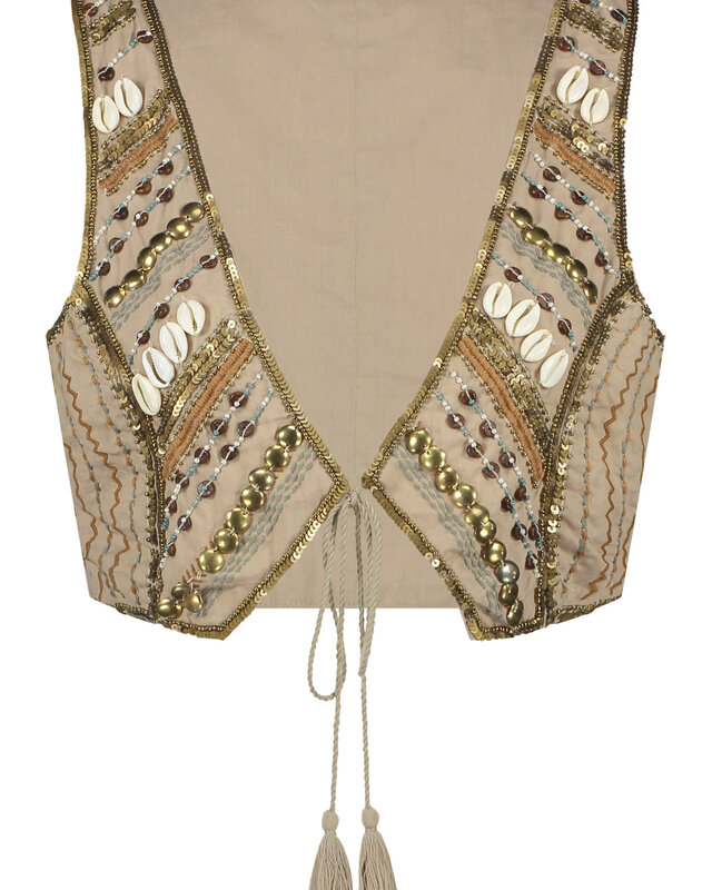 Isla Ibiza Bonita Gilet Dark Khaki