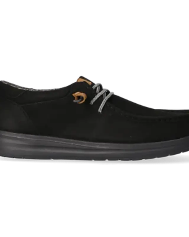 Hey Dude Wally Grip Craft Leather Black