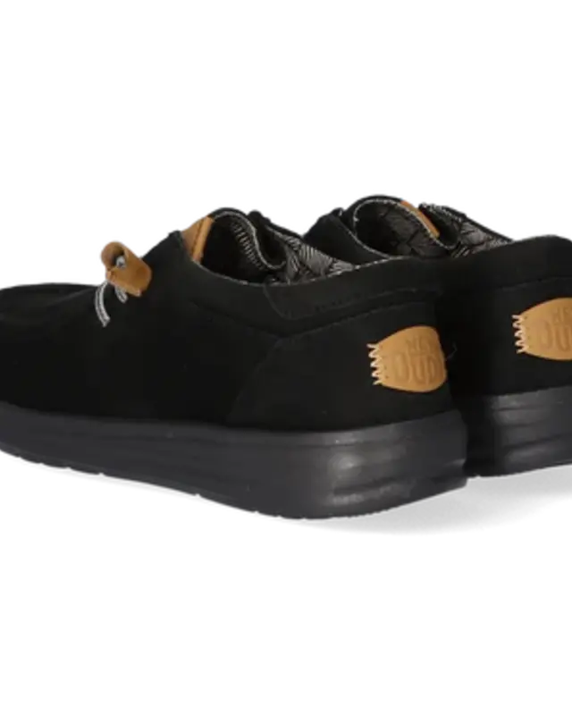 Hey Dude Wally Grip Craft Leather Black