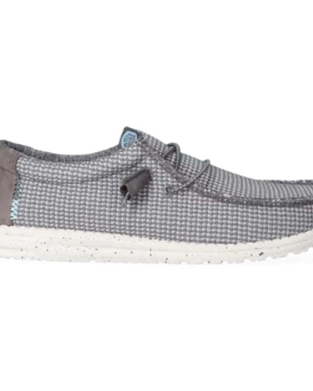 Hey Dude Wally Sport Mesh Grey