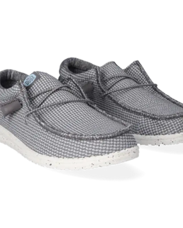 Hey Dude Wally Sport Mesh Grey