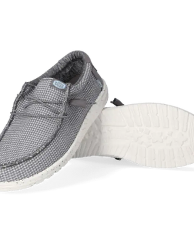 Hey Dude Wally Sport Mesh Grey